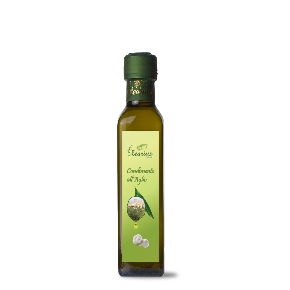 Olio Extra Vergine di Oliva all'aglio - Frantoio Olearius